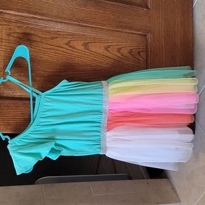 Girls Dress Spring/Summer Easter Cat and Jack Sparkles Tulle Green